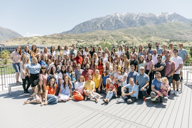 Employee group photo from Chatbooks.