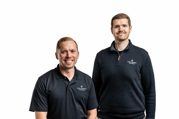Headshot of Patrick Daniel and Isaac Phillips, owners of Floor Coverings International of West Florida Panhandle